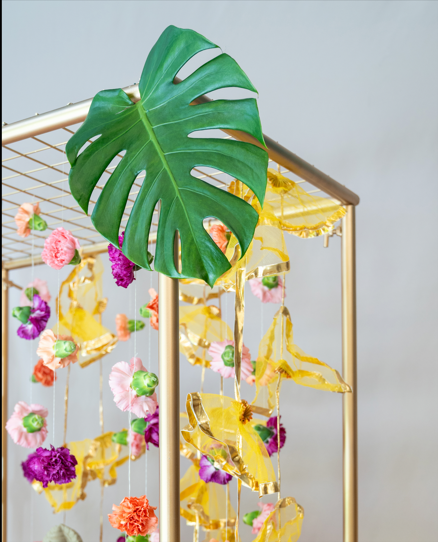 Floral Mandir Frame