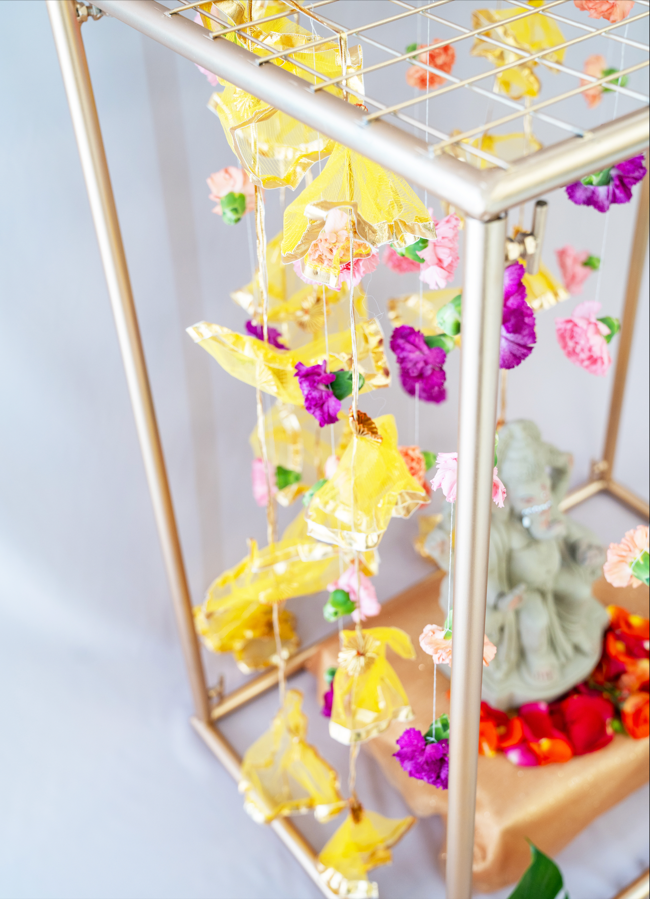 Floral Mandir Frame